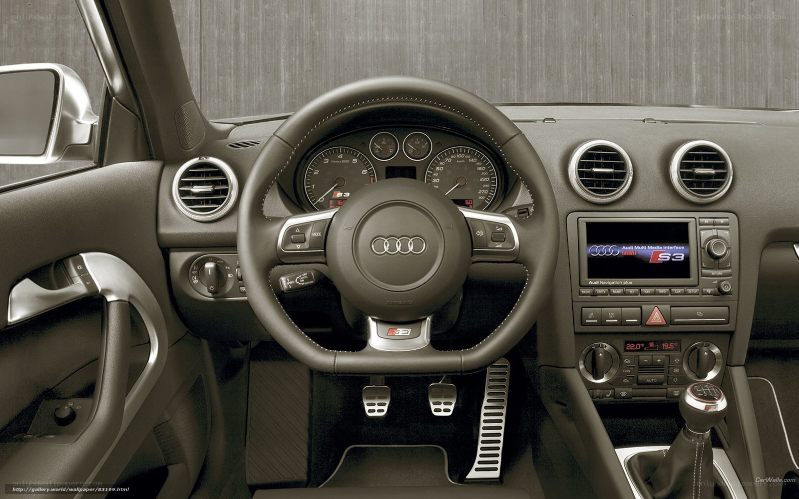 Audi S3 interior dashboard