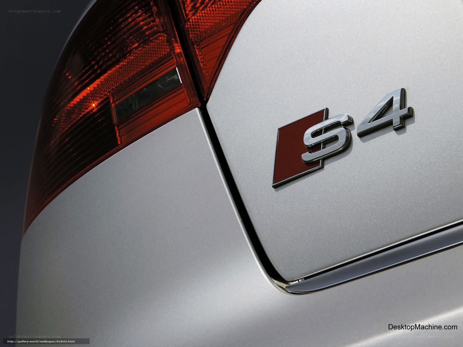 Audi S4 badge close-up