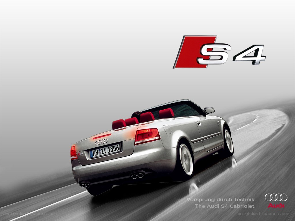 Audi S4 Cabriolet in motion