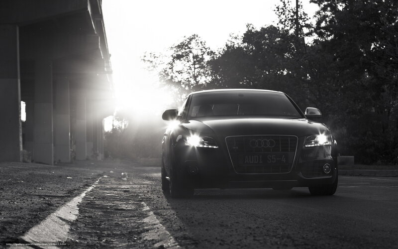 Audi S5-4 at sunset