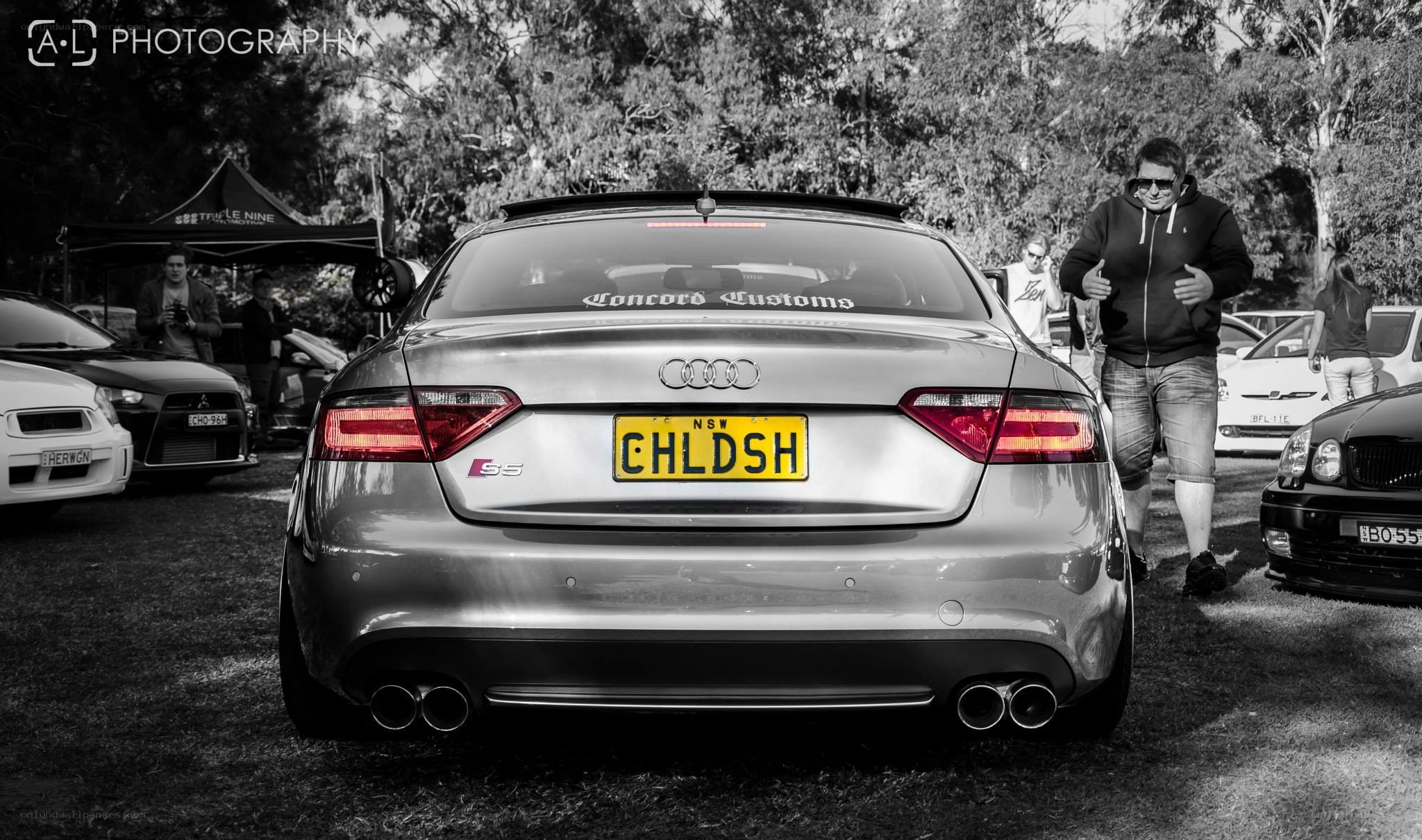 Audi S5 at a car show