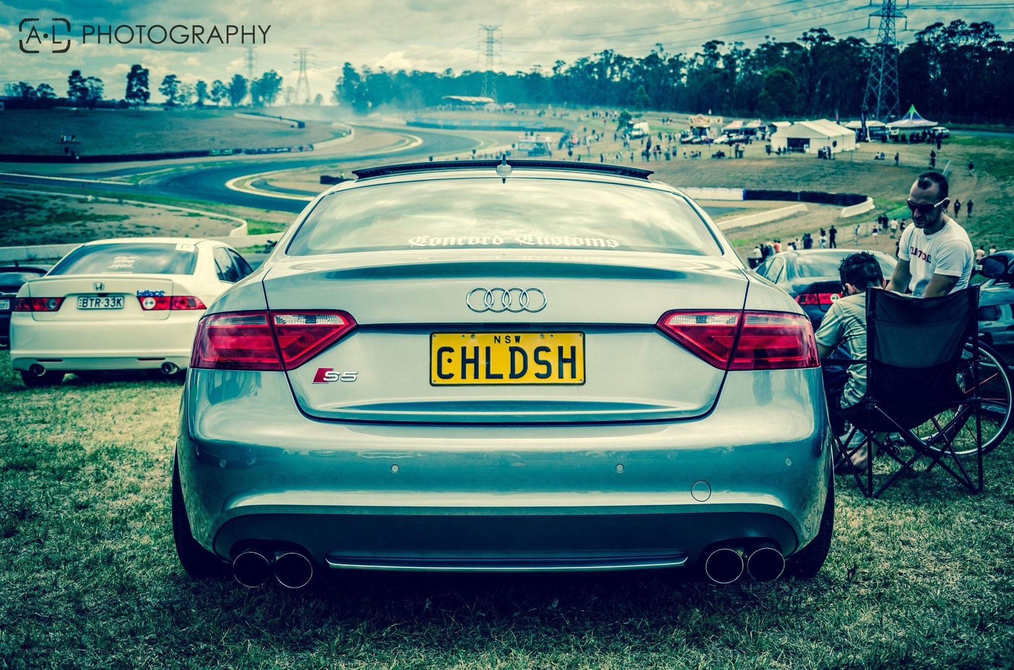 Audi S5 at a racetrack