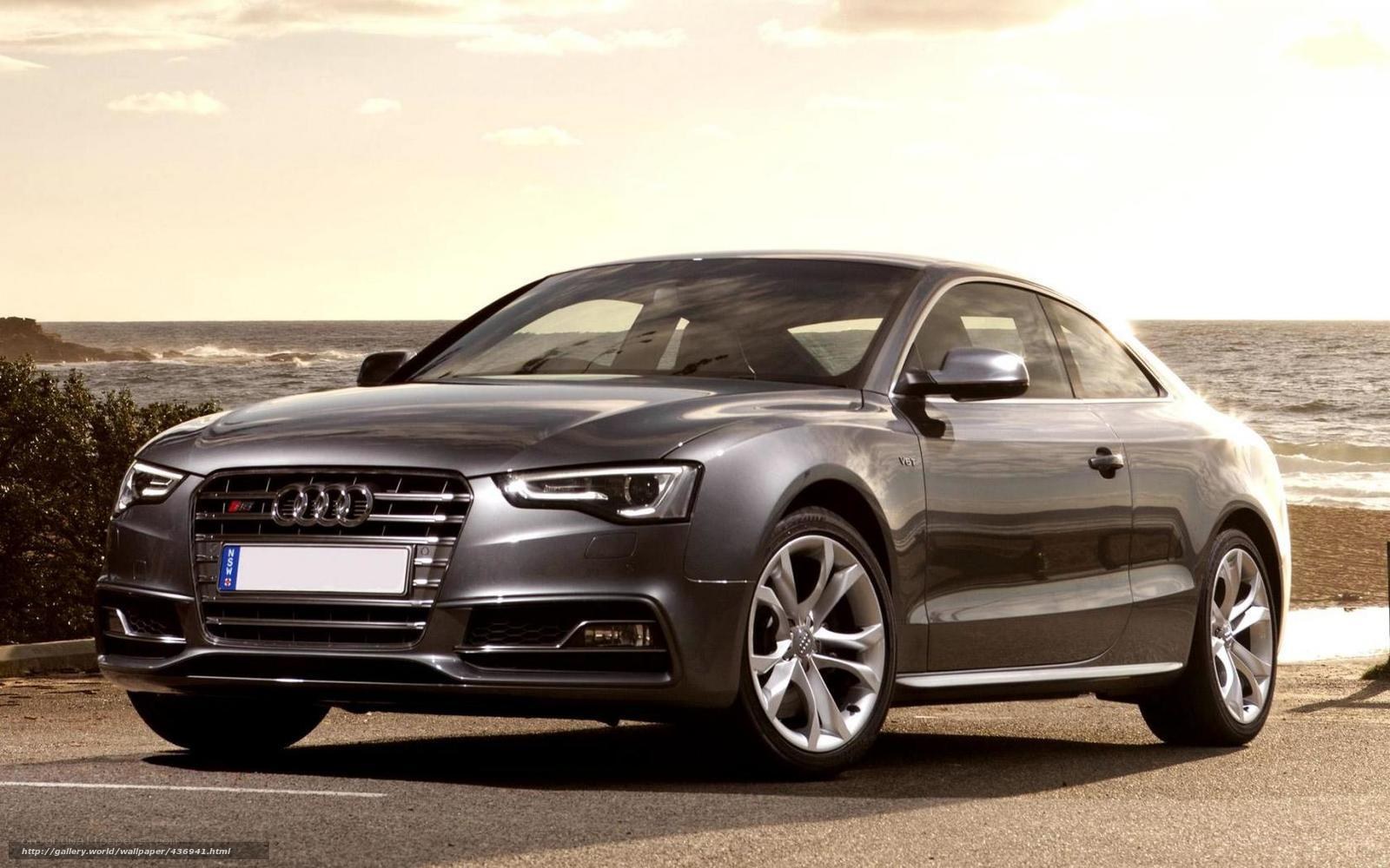 Audi S5 Coupe by the sea
