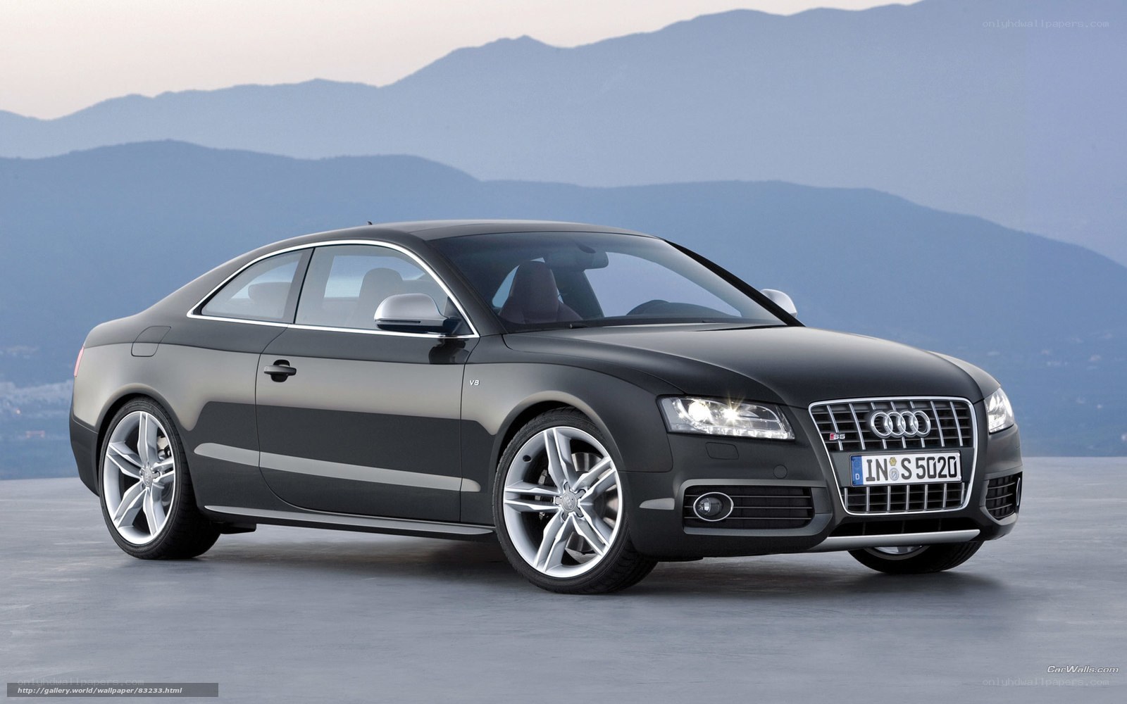 Audi S5 Coupe in black