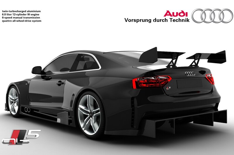 Audi S5 race car concept