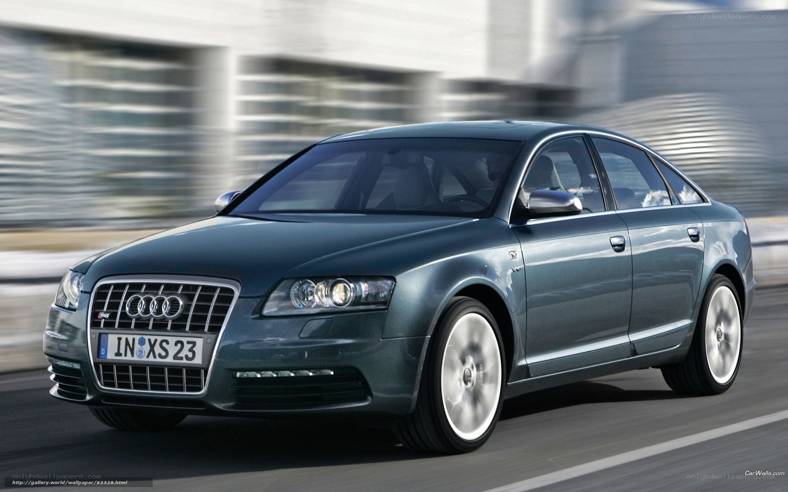 Audi S6 in motion