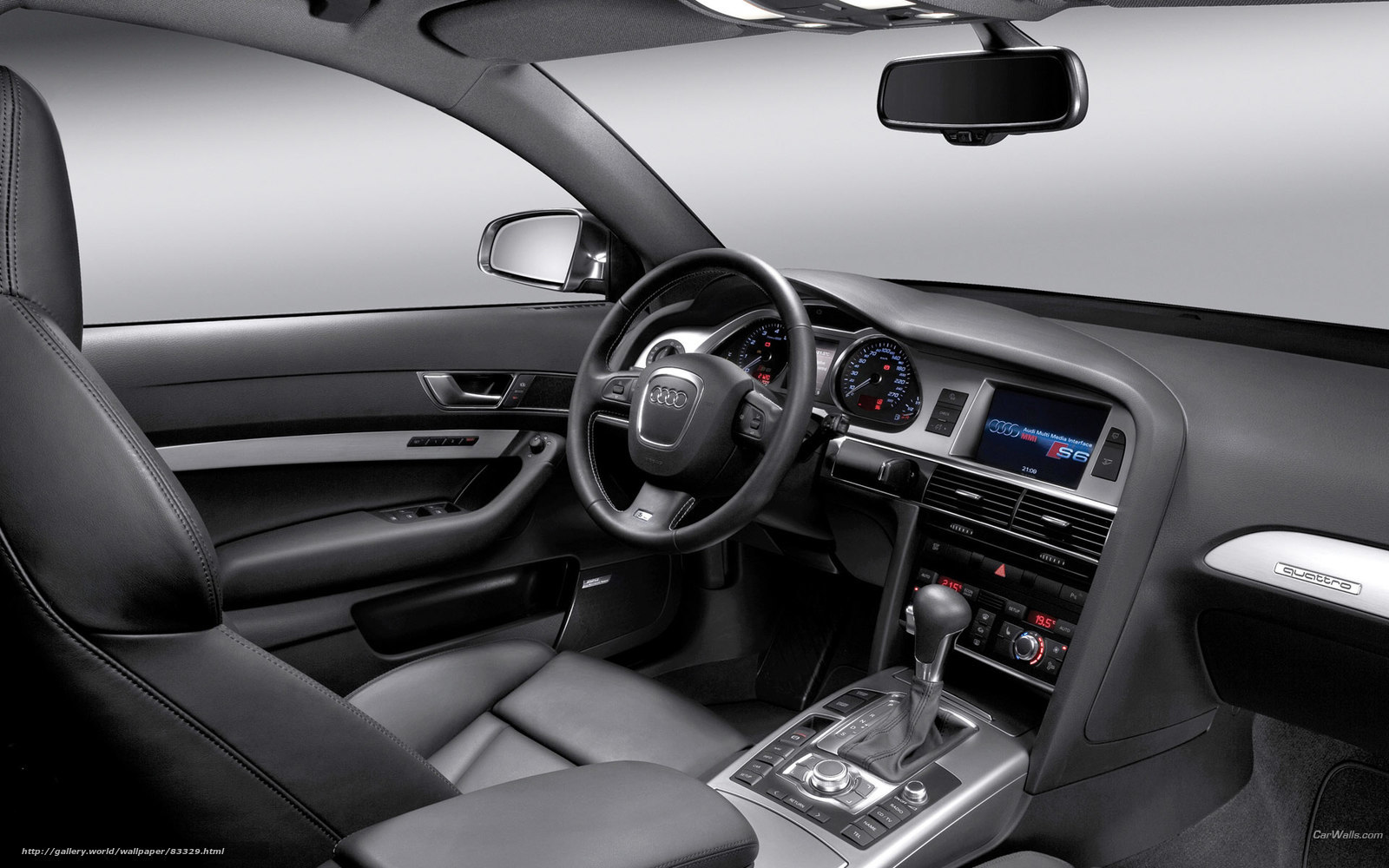 Audi S6 interior dashboard