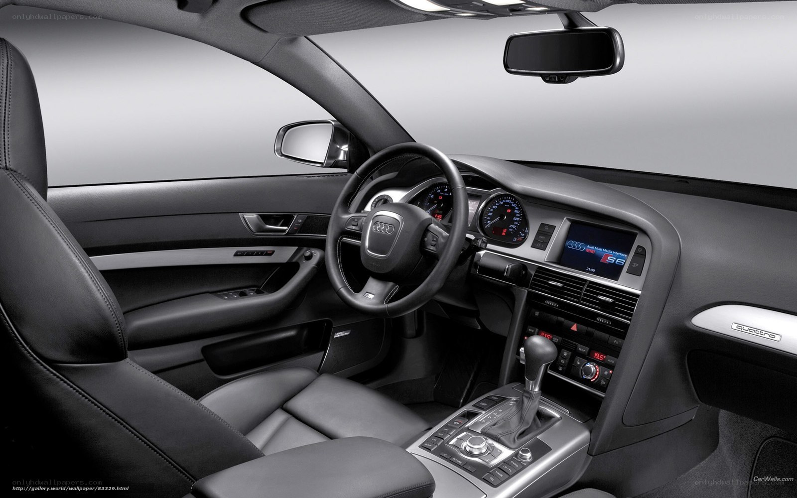 Audi S6 interior dashboard