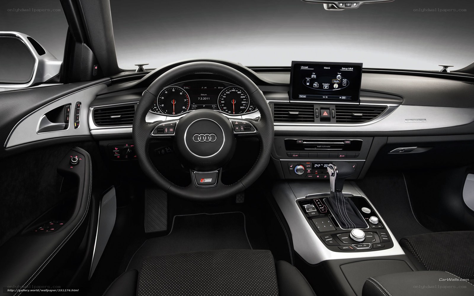 Audi S6 interior dashboard