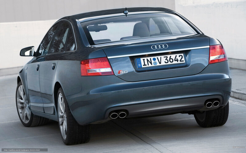 Audi S6 rear view