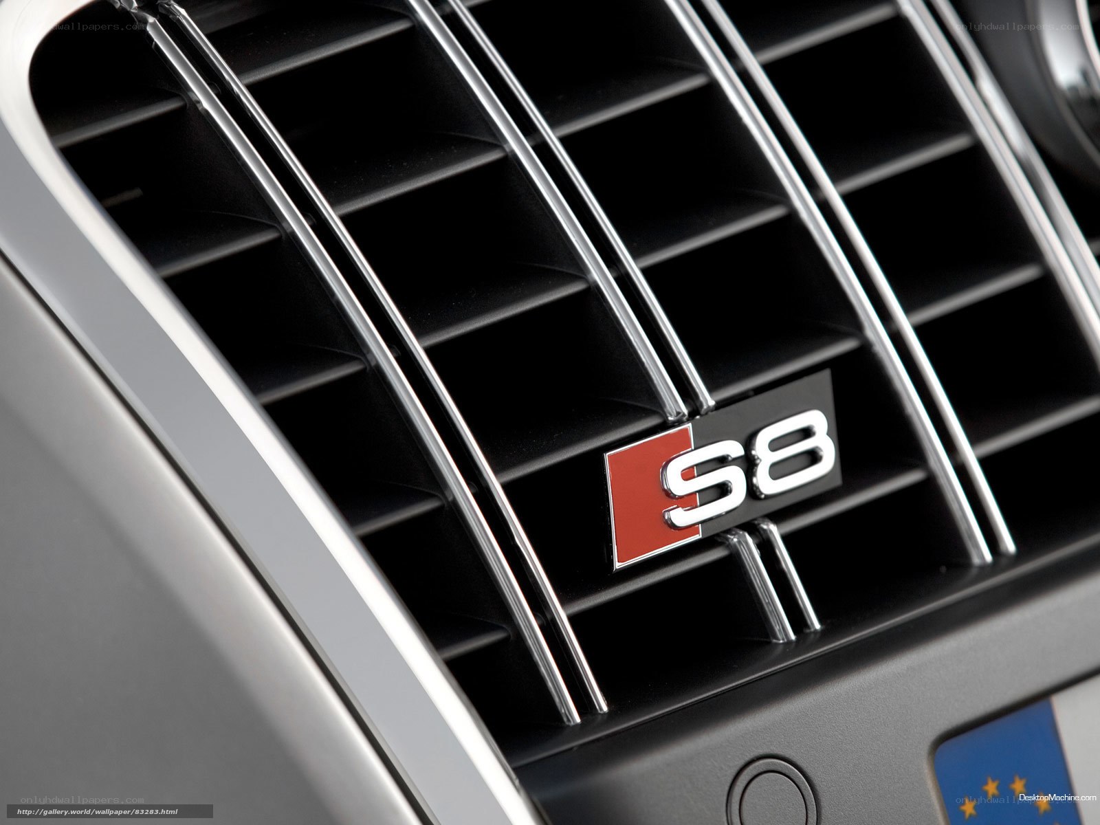 Audi S8 grille badge