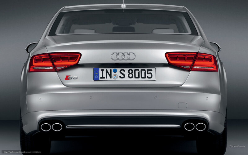 Audi S8 rear view