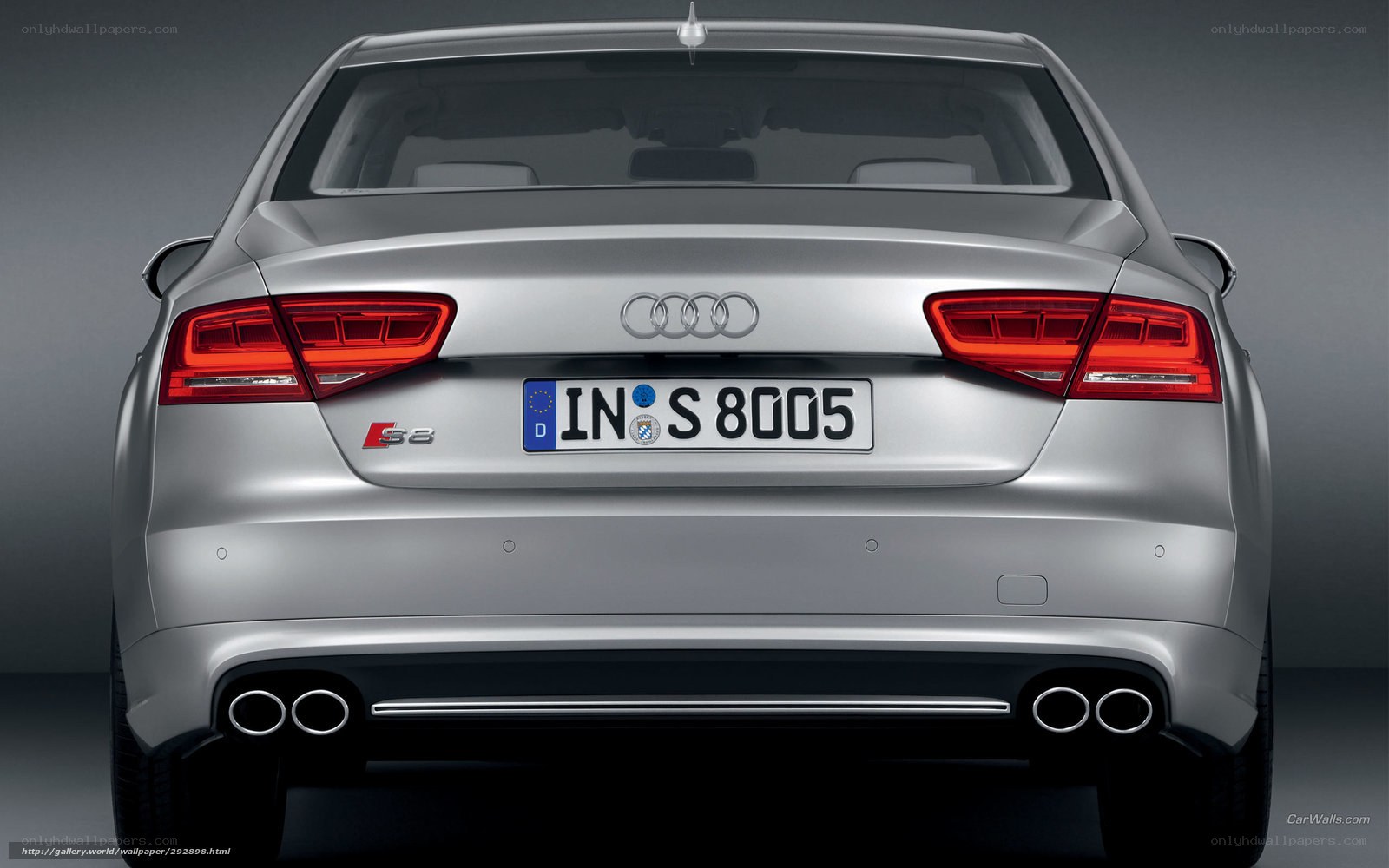 Audi S8 rear view