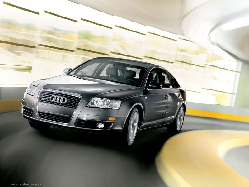 Audi sedan in motion