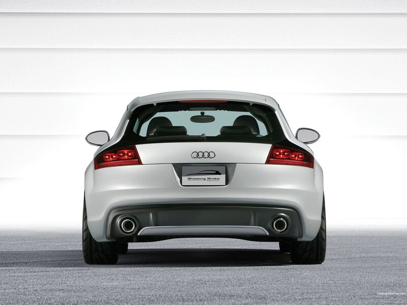 Audi Shooting Brake concept rear view