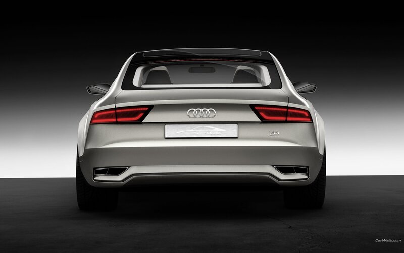 Audi Sportback concept rear view