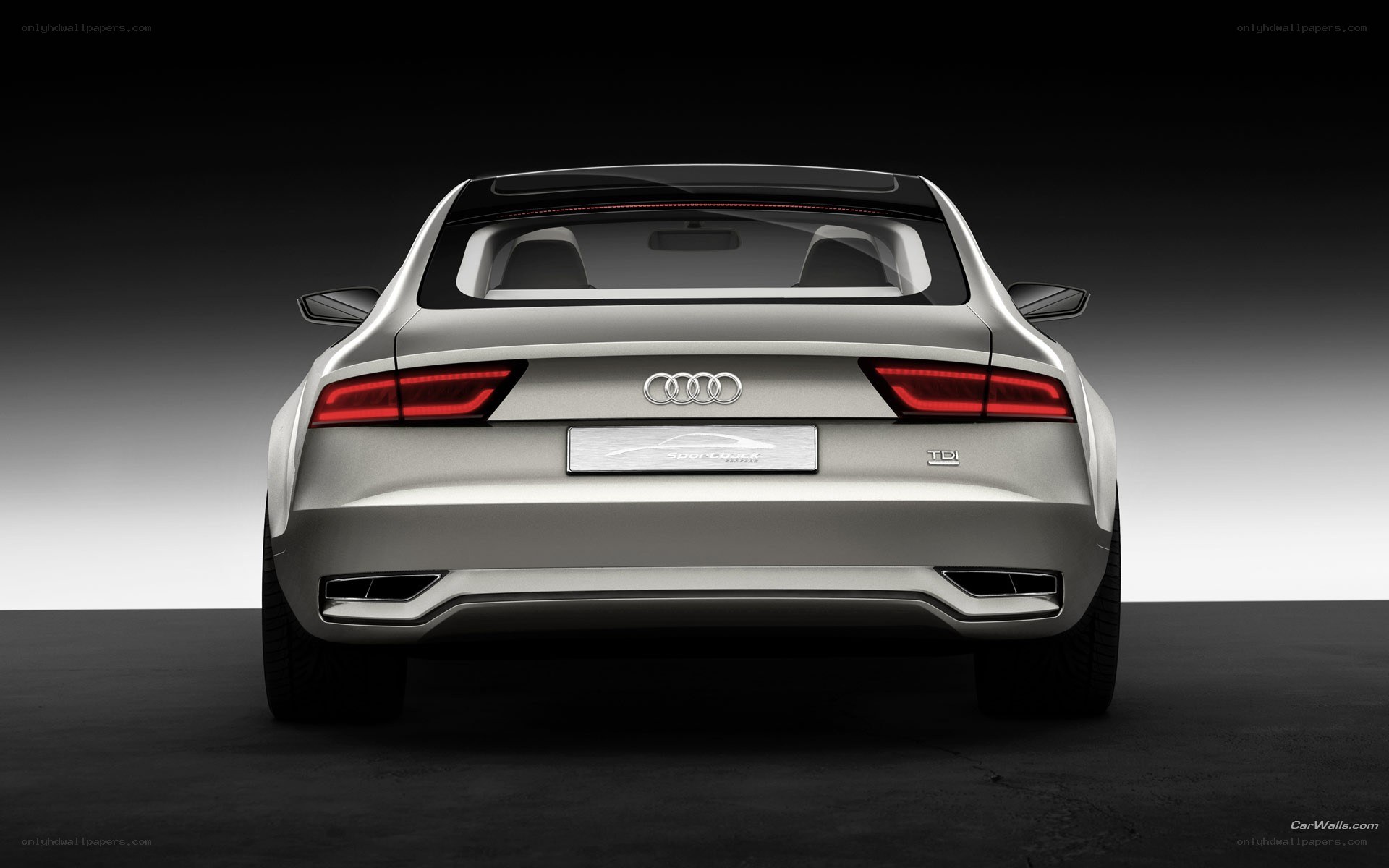 Audi Sportback concept rear view