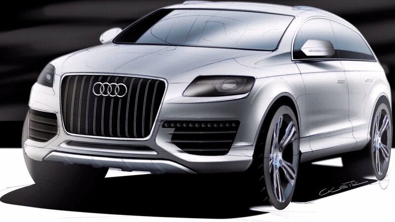 Audi SUV design sketch