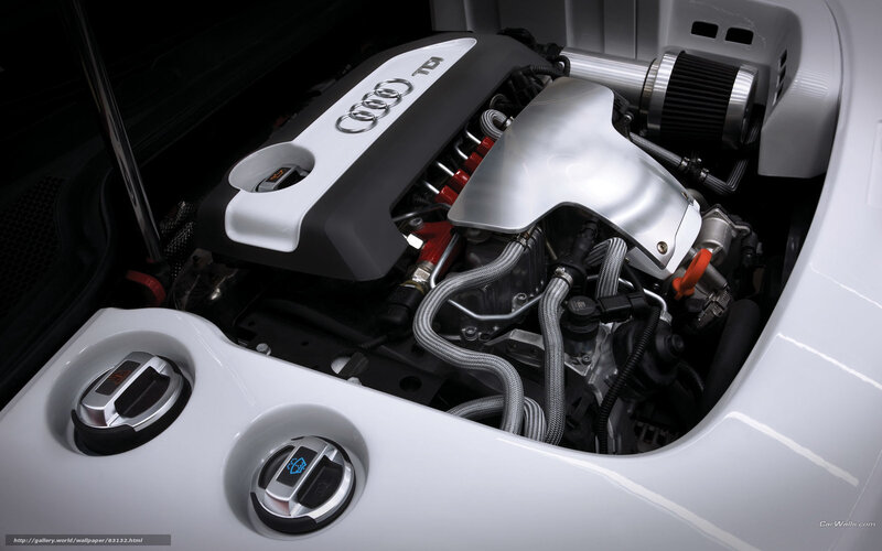 Audi TDI engine bay