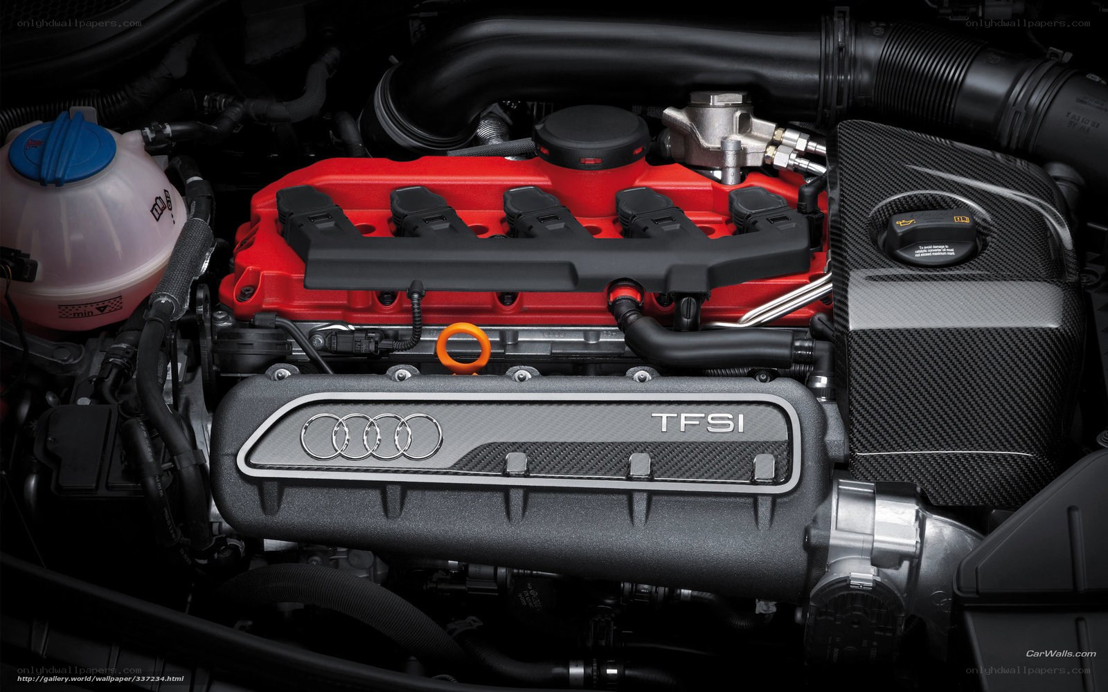 Audi TFSI engine bay