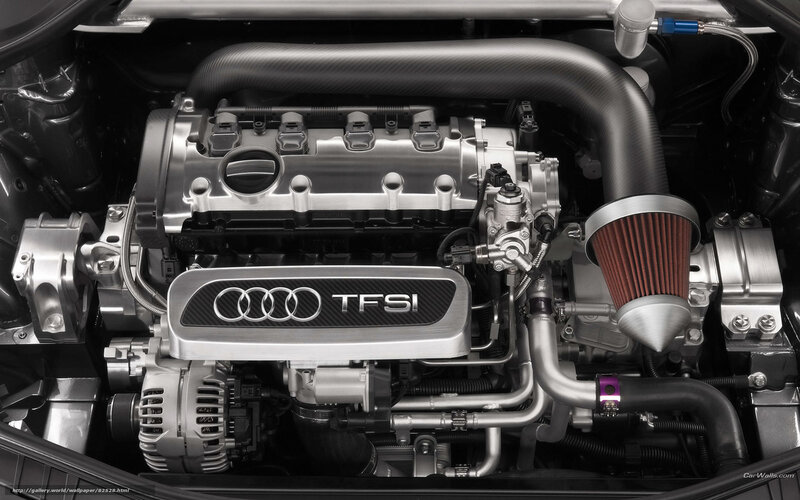 Audi TFSI engine bay