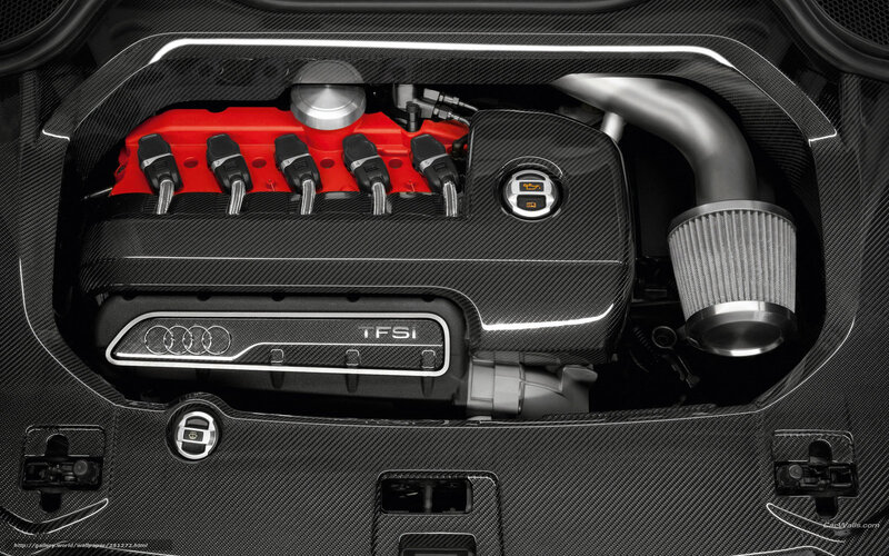 Audi TFSI Engine — Black