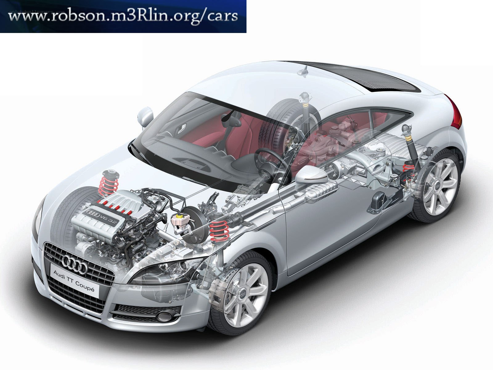 Audi TT Coupe cutaway view