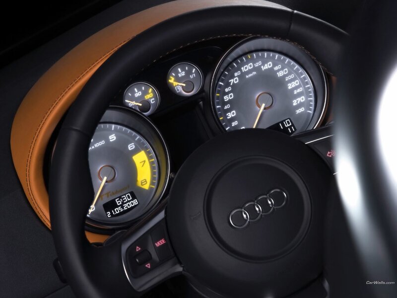 Audi TT dashboard close-up