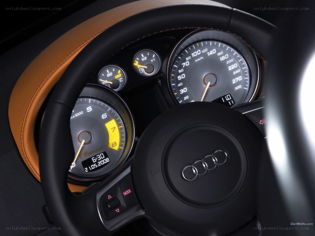 Audi TT dashboard close-up