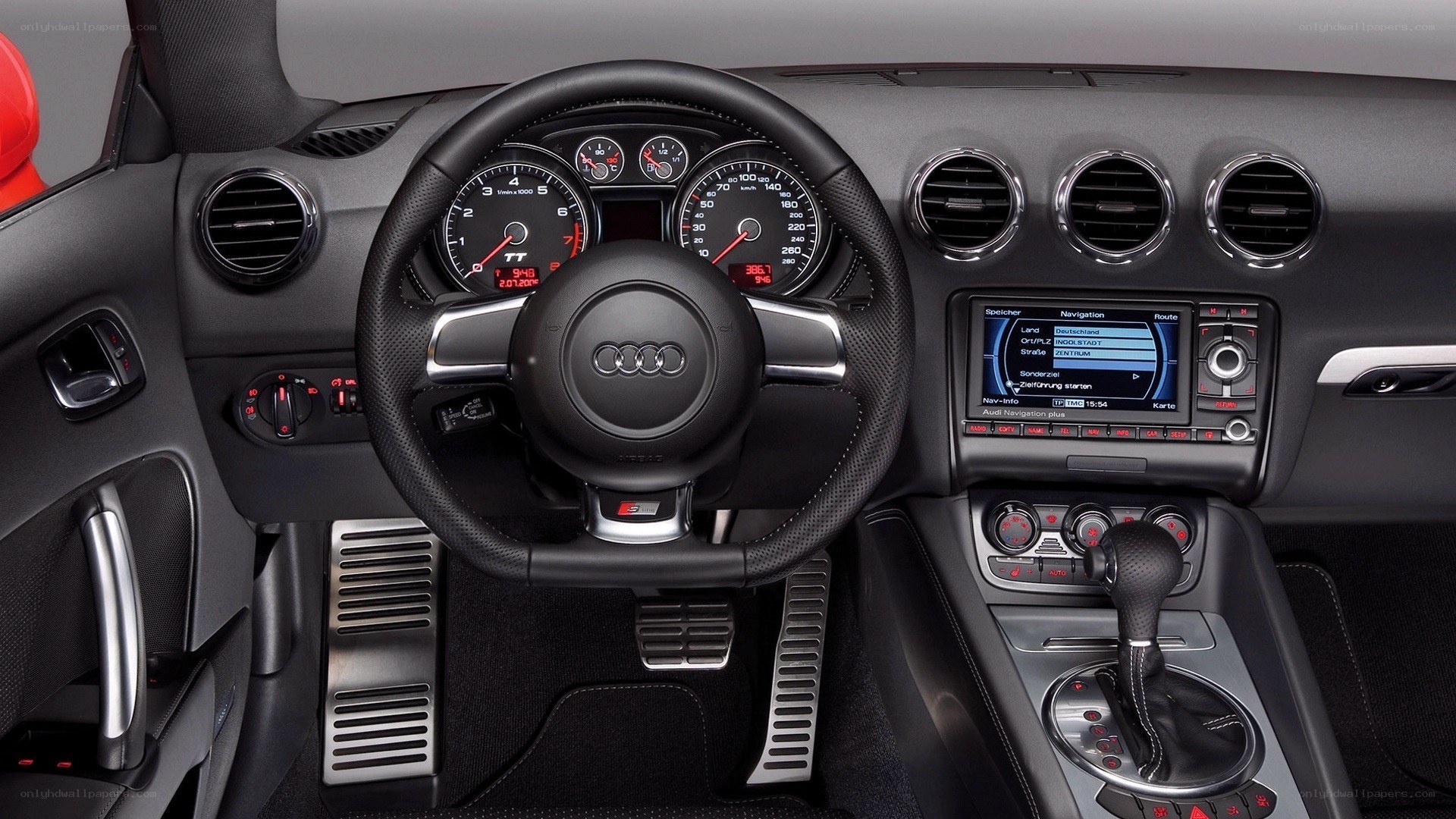 Audi TT interior dashboard