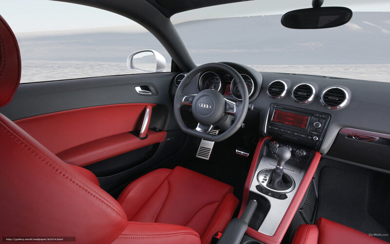 Audi TT interior red leather