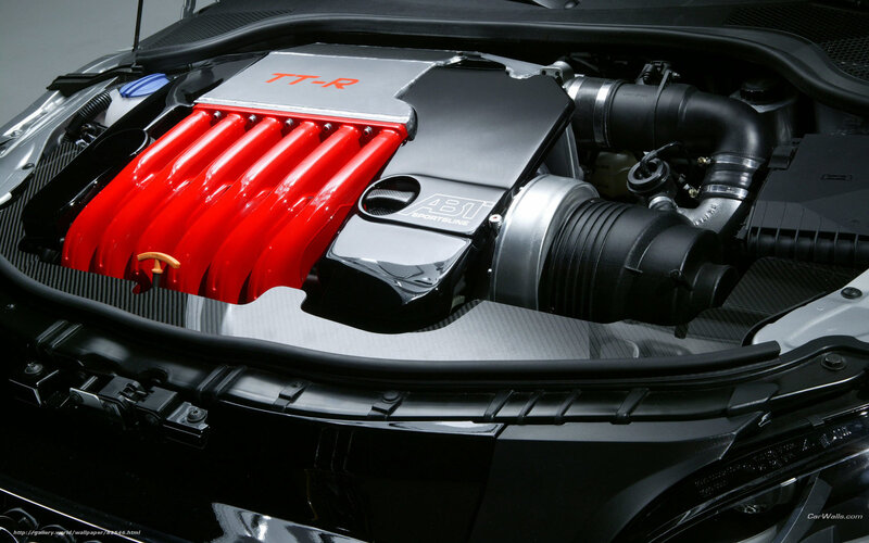 Audi TT-R engine bay