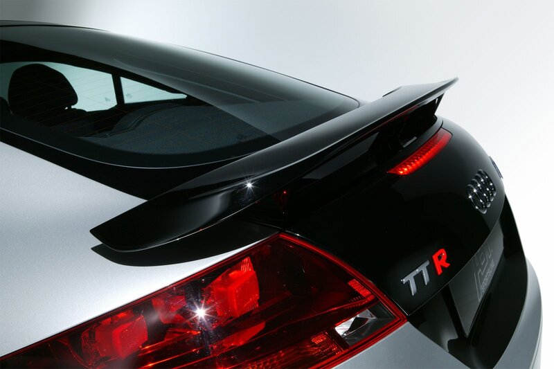 Audi TT-R Rear View — Black, Dramatic