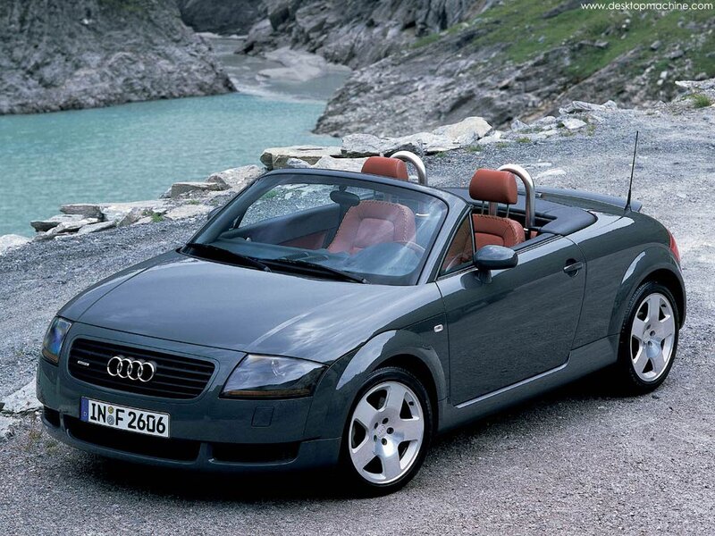 Audi TT Roadster by a lake