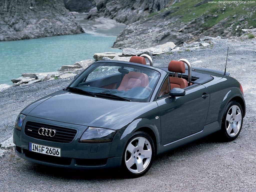 Audi TT Roadster by a lake