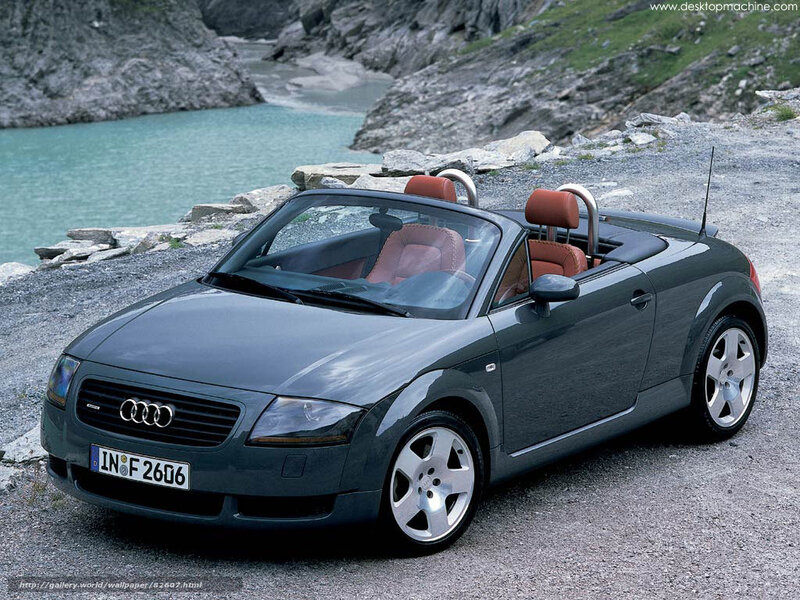 Audi TT Roadster by a lake