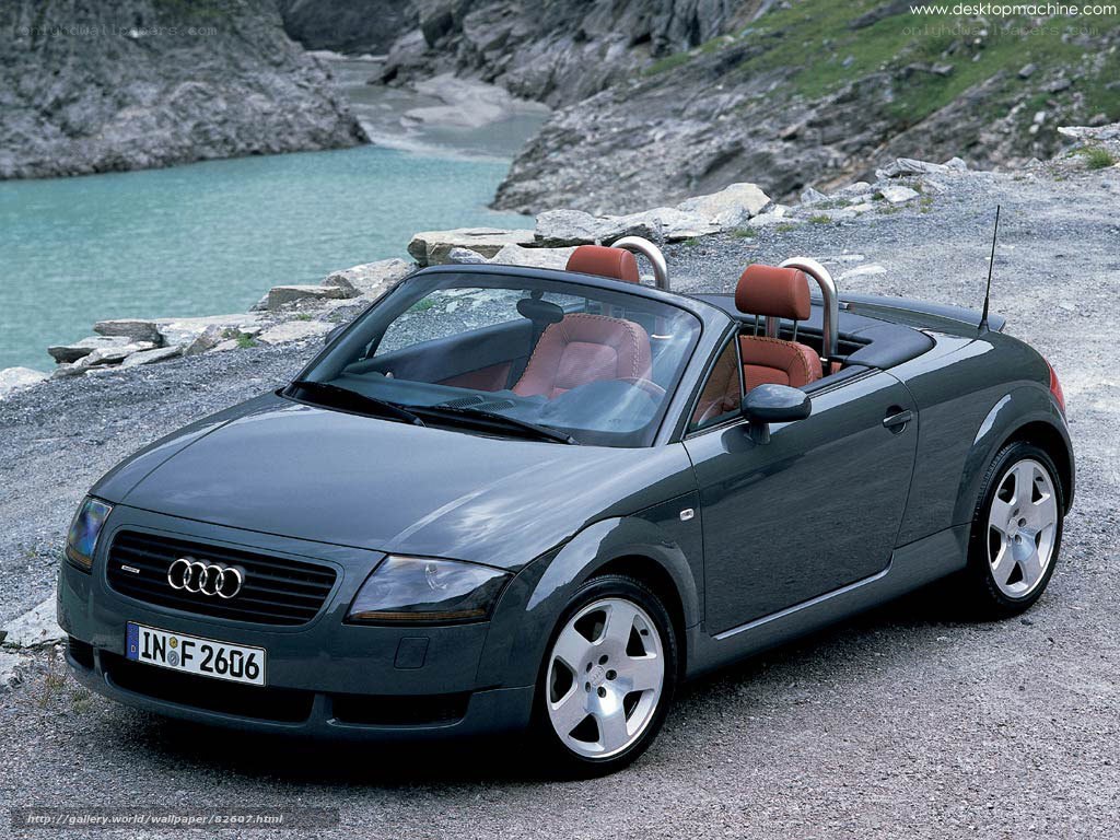 Audi TT Roadster by a lake