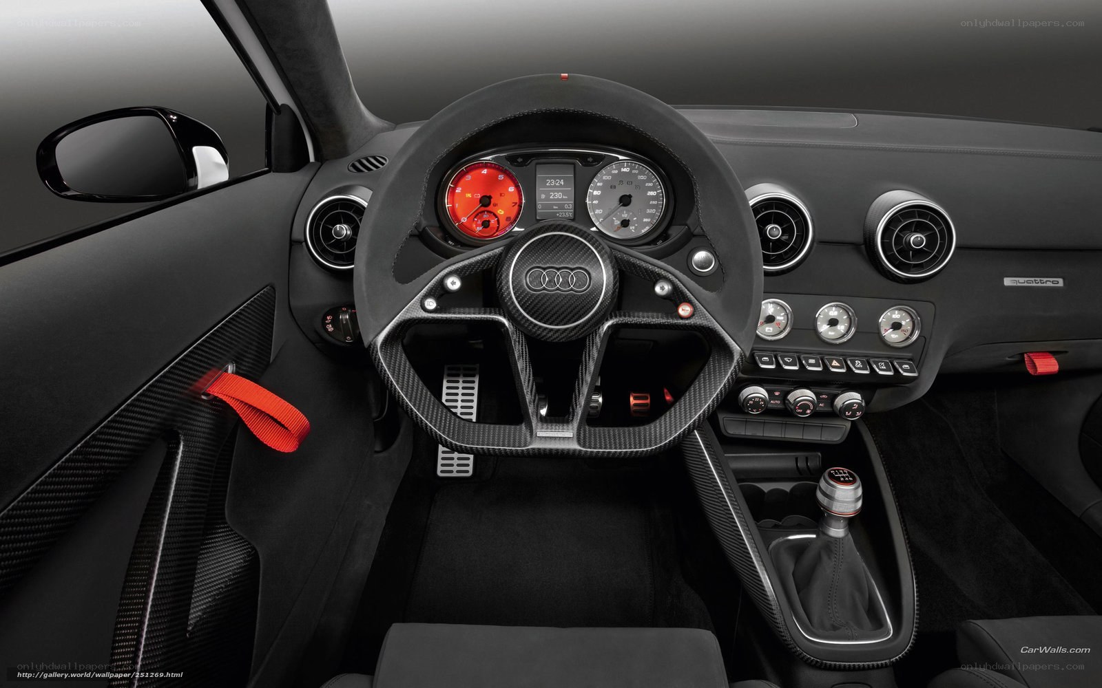 Audi TT RS interior cockpit