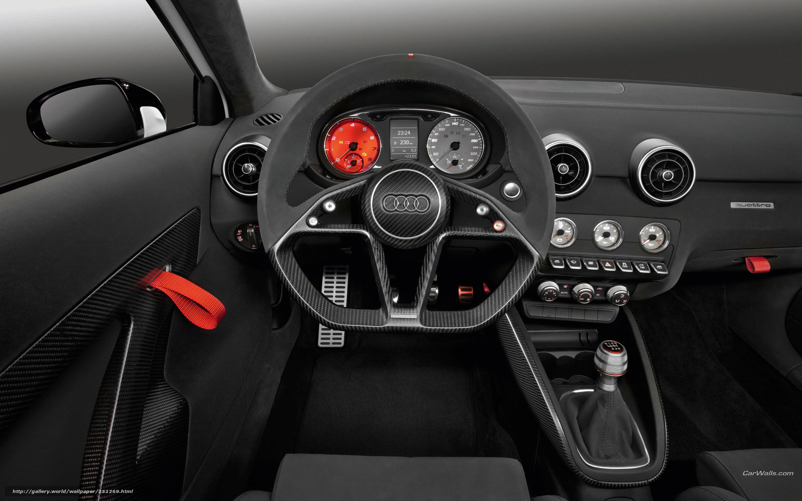 Audi TT RS interior cockpit