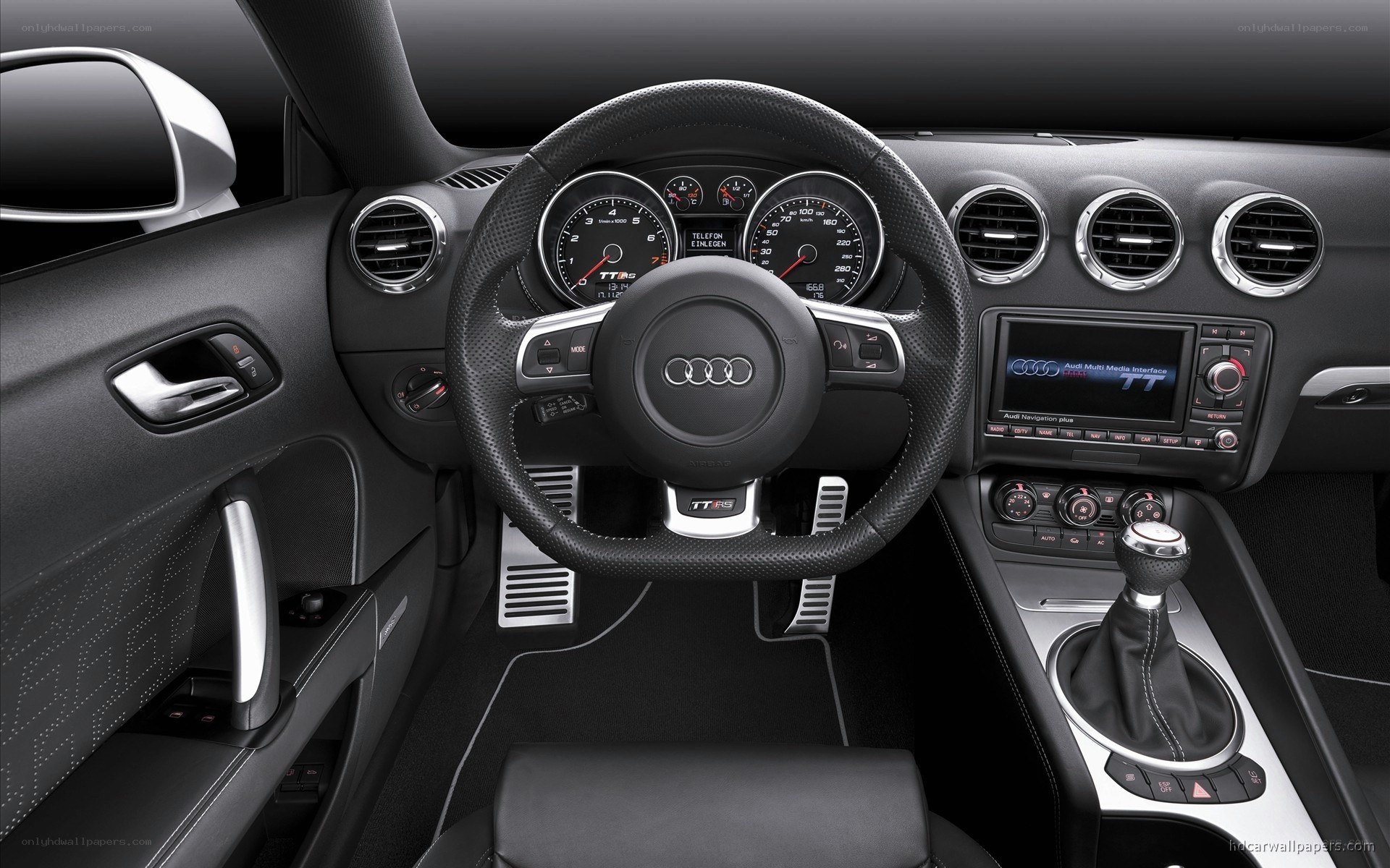 Audi TT RS interior dashboard