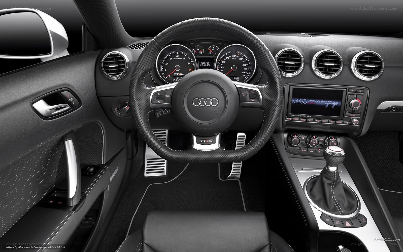 Audi TT RS interior dashboard