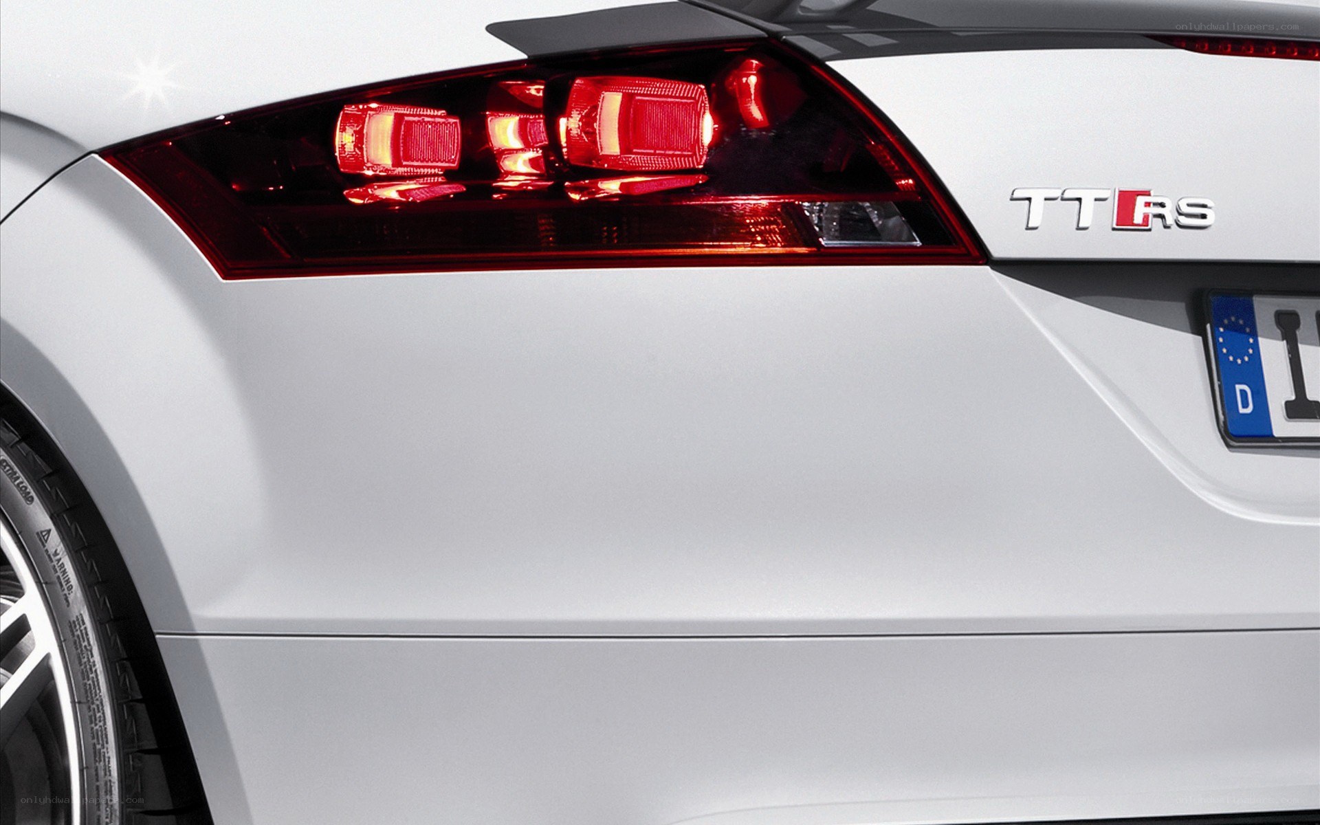 Audi TT RS rear view