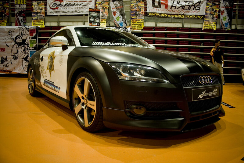 Audi TT with custom graphics