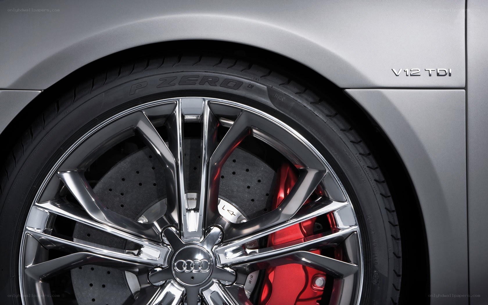 Audi V12 TDI wheel detail