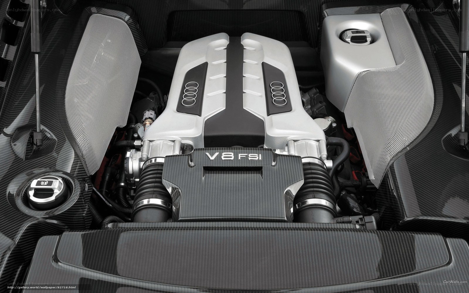 Audi V8 FSI engine