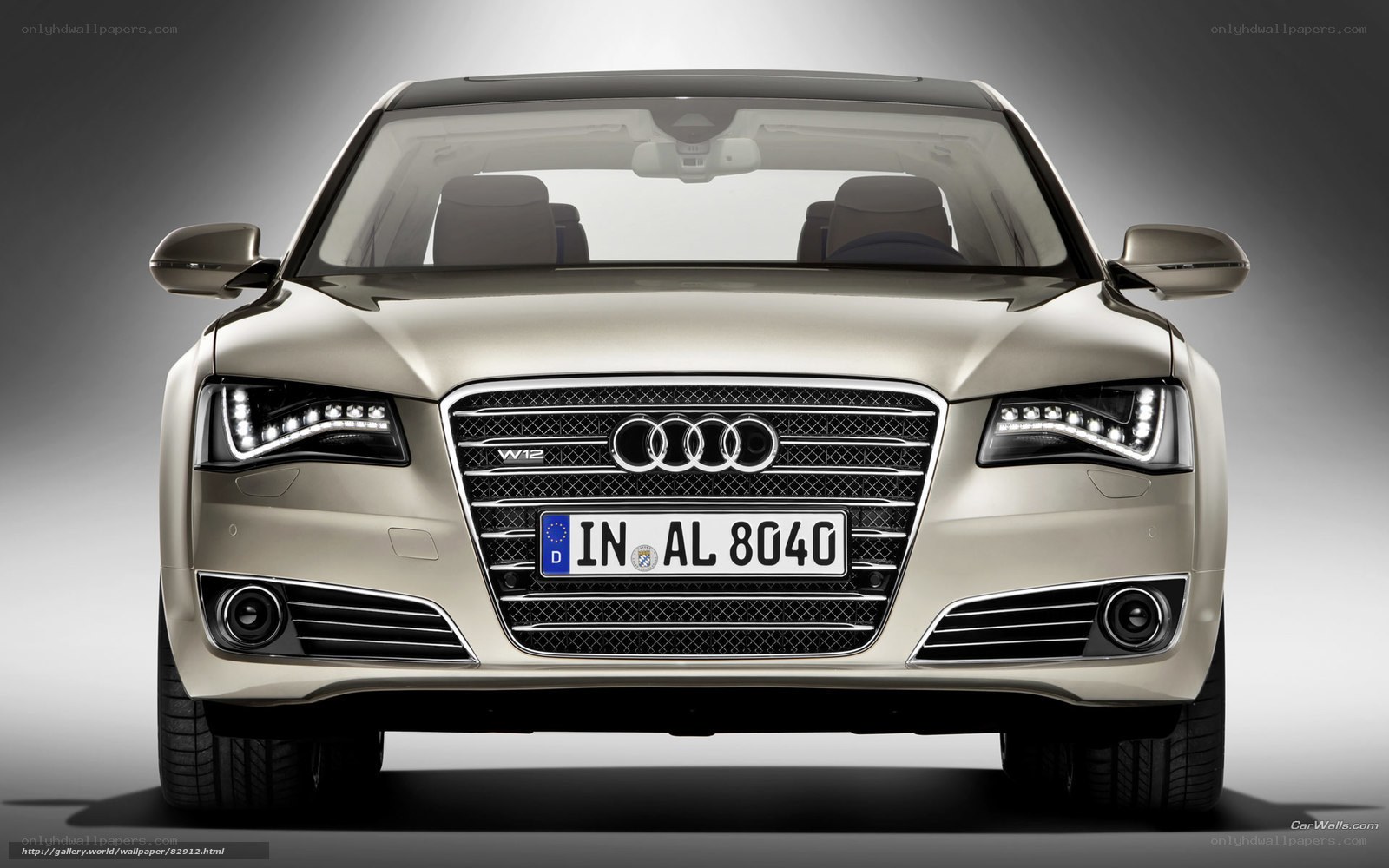 Audi W12 front view