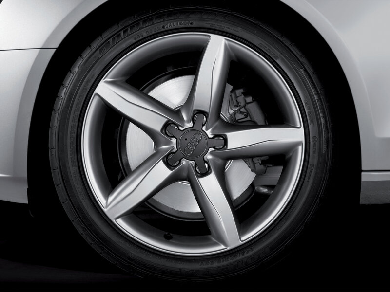 Audi wheel close-up
