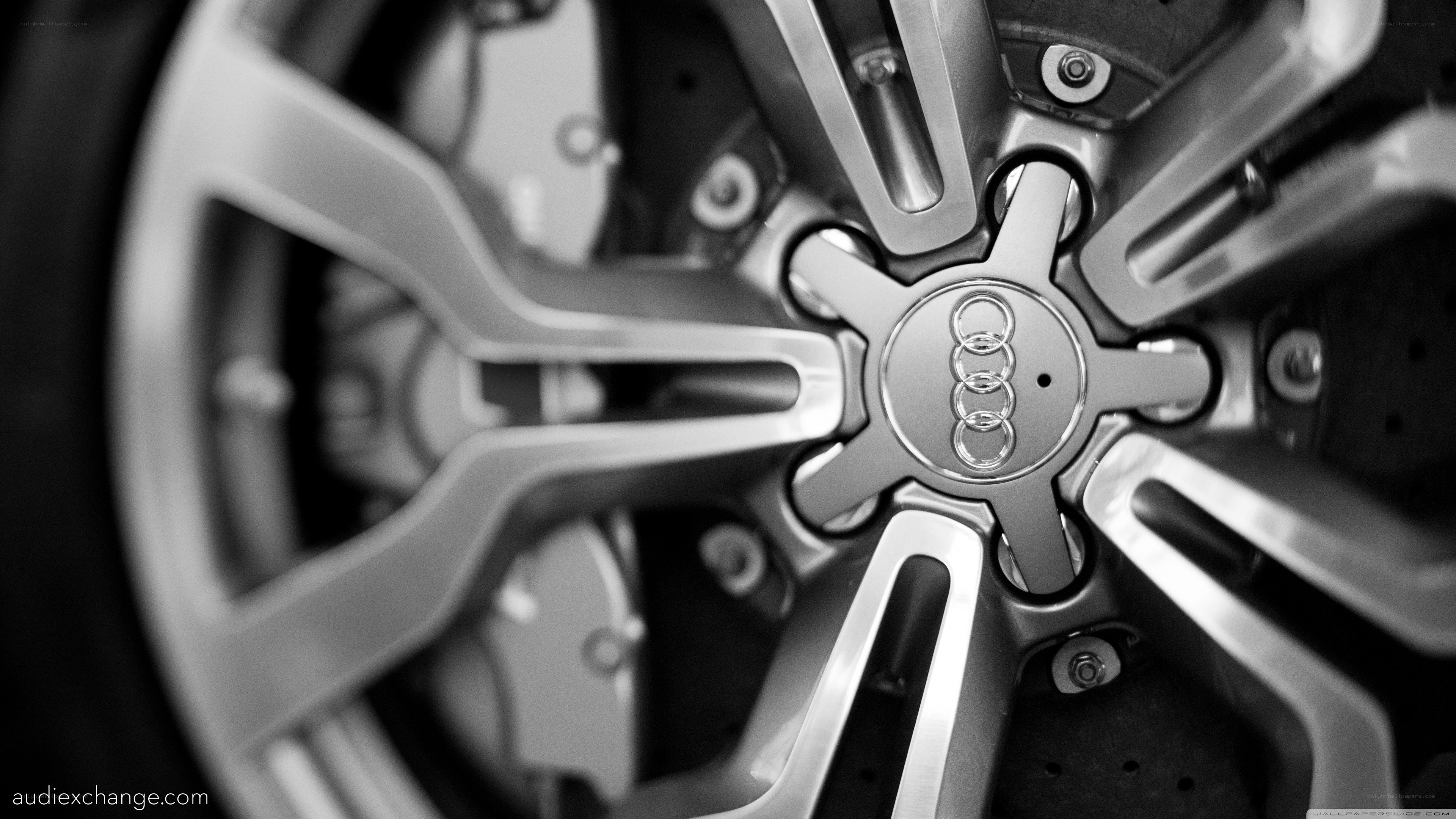 Audi wheel close-up