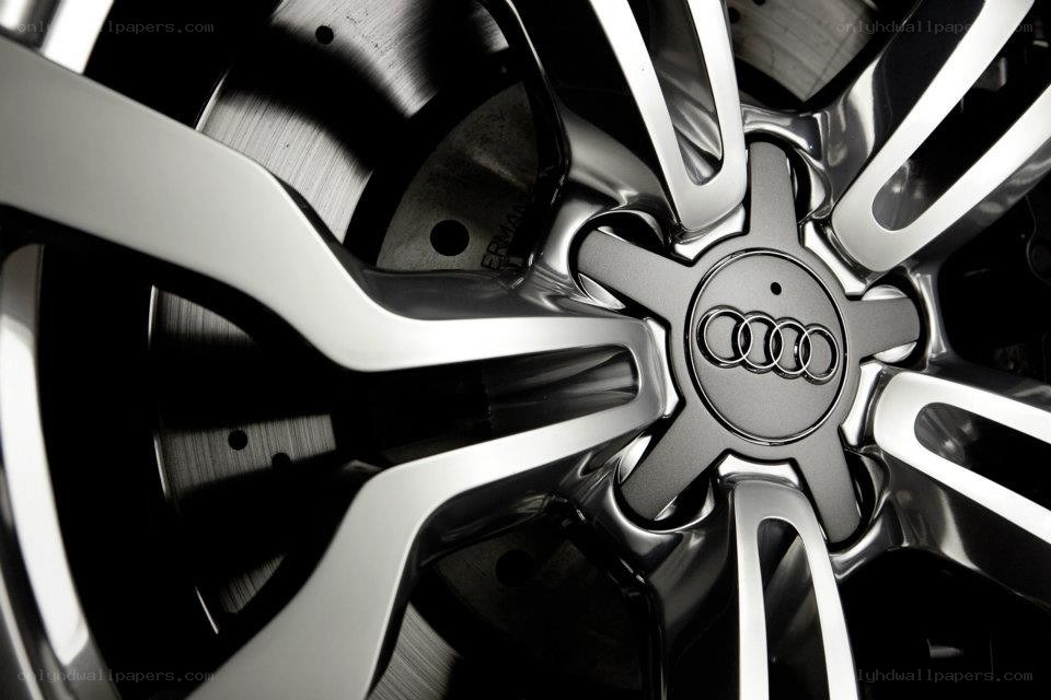 Audi wheel close-up