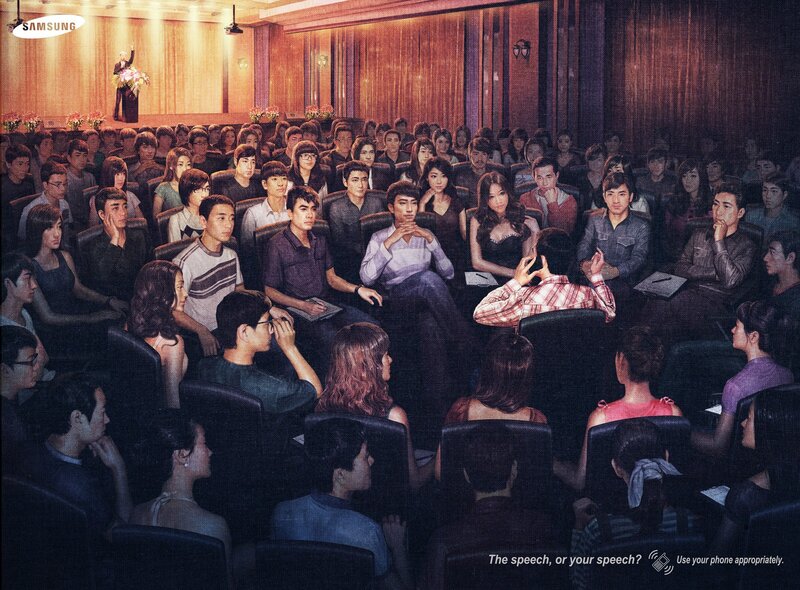 Audience at a presentation